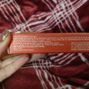 Swiss Beauty Cream Blush Shade - Copper Cheeks