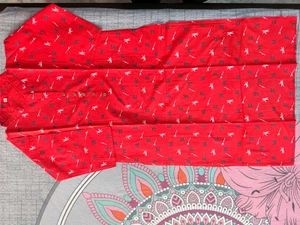 Red Printed Kurti