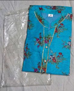 Floral Print Kurta
