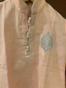 Pink Pathani Kurta Pyjama - Boys