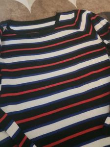 Striped Knit Sweater