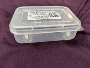 12 Plastic Transparent Small Containers