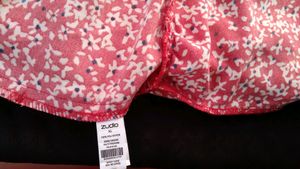 Zudio Red Floral Dress (Women)