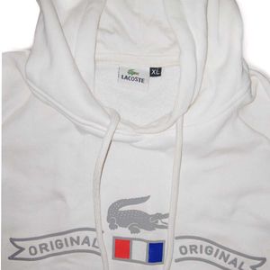 🇫🇷Lacoste- White Winter Hoodie