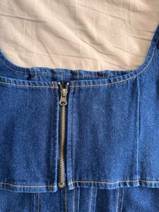 Denim Corset Top
