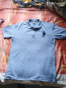 USPA Blue Polo Shirt - Size XXL