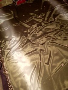 Elegant Brown Printed Saree