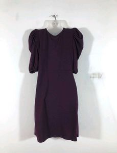 Purple A-Line Dress