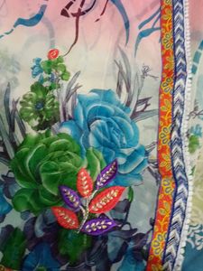 EMBROIDERD SAREE WITH BLOUSE