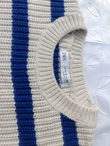 Zara Striped Knit Sweater