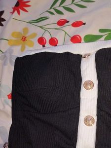 Button-Front Tube Top