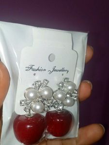 Cherry Drop Earrings