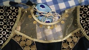 New Black And Golden Blouse