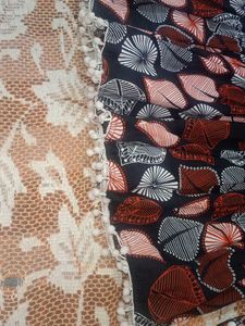 Leaf Print Long Sleeve Top