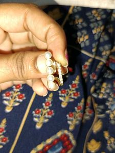 Pearl &amp; Rhinestone Ear Cuffs