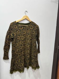 A Line Embellished Top Dress