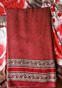 Awesome Red Saree For Women.