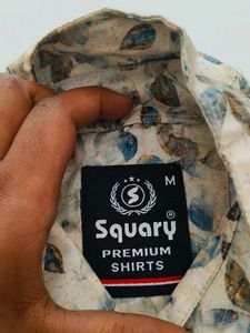Savuru Leaf Print Casual Shirt