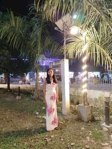 floral backless dress 💓