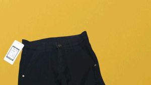 M@11 Size-28 Black Cargo Pants
