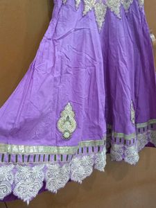 Anarkali Suit With Collar A- Line Neck