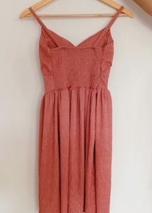 Brand New Peach Strap Dress