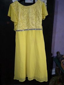 Yellow Lace Dress