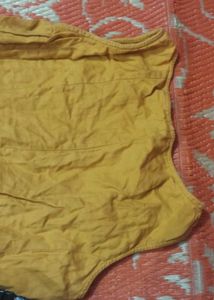 Mustard Sleeveless Top &amp; Pants Set