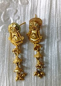 Gold Polish Earrings