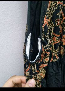 Black Flared Kurti