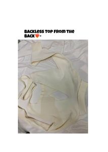 Cute Backless Crop Top