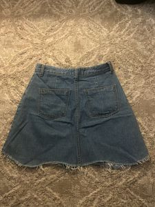 Denim Mini Skirt