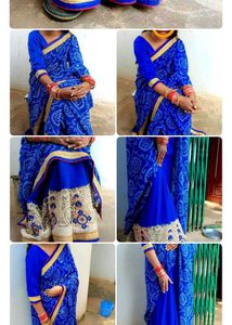 Elegant Blue Saree
