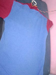 Color Block Polo tshirt size L