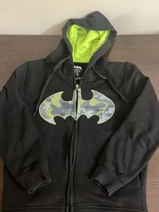Kidsville Printed Batman Zipper Hoody for Boys
