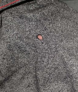 Teamspirit Men Polo Neck Zipper T shirt