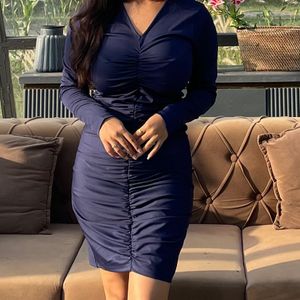Blue Bodycon Dress