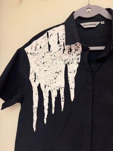 Stylish Midi Shirt and Skirt Co-ord with belt