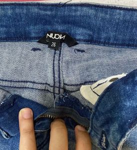 Blue Denim Shorts