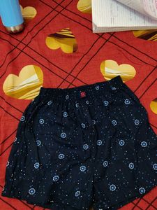 Navy Printed Boxers