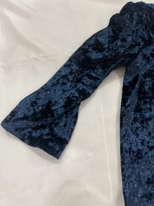 Sparke On Navy Blue Top