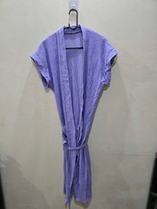 Sexy Short-Sleeve Bathrobe