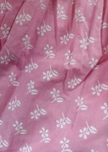 Smoked Pink Floral Summer Dress