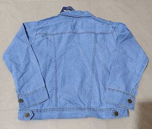 Buynewtrend Stylish Pearl Denim Jacket, S Size