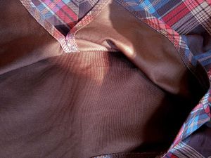 Plaid Tie-Front Bodycon Dress