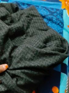 Dark Textured  bed sheet material