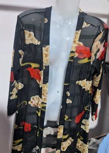 Black Floral Shrug