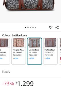 brand new zouk Floral Lattice office  Bag