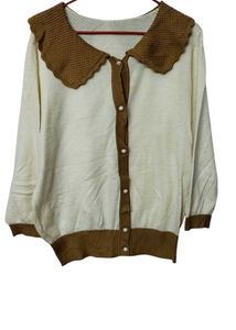 Soft Textured Knit Fabric with Contrasting Waffle