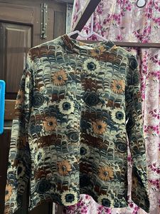 Vintage Floral Long Sleeve Top